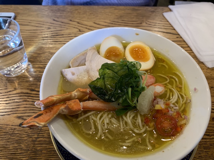 bol ramen Ebi Maru crabe