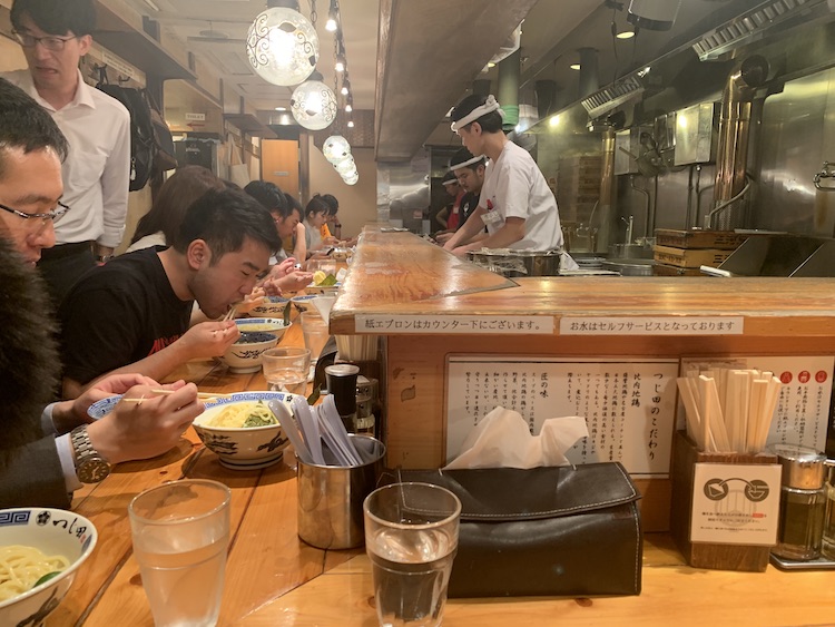 intérieur ramen Nidaime Tsujita  